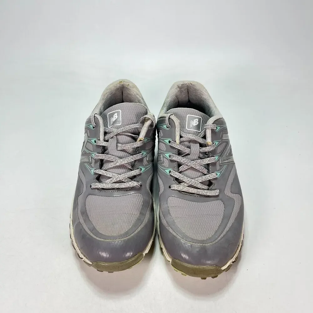 New Balance Minimus Grey Mint Waterproof Lace Golf Shoes NBGW1005 Women's Size 7